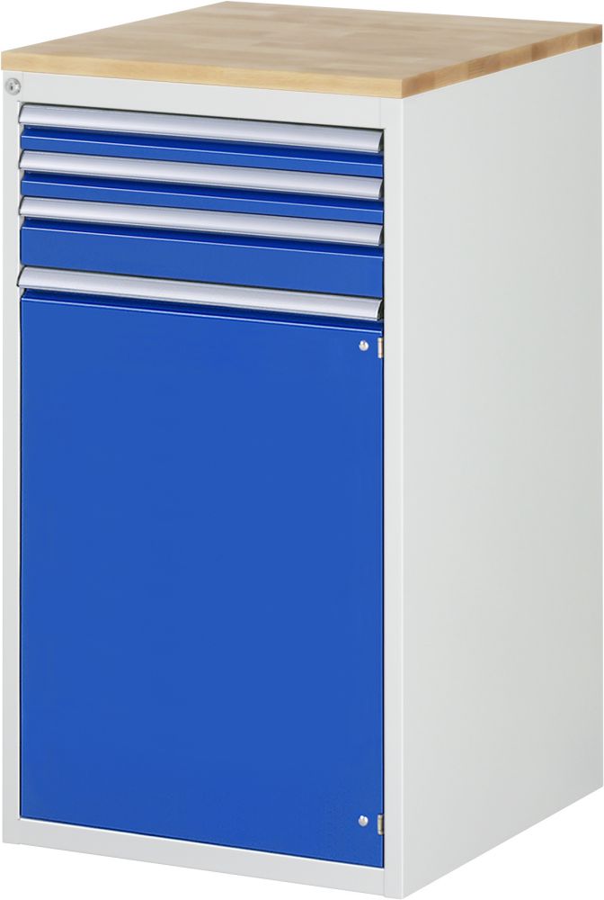 Produktbild RAU Schubladenschrank Serie 7000 inklusive Buche Arbeitsplatte bild 1