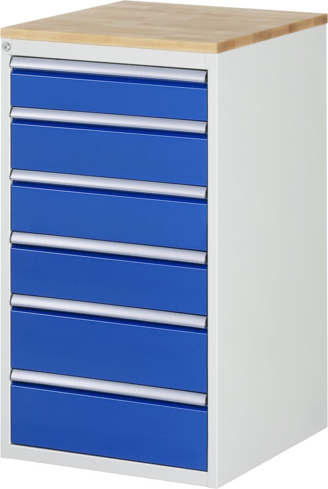 Produktbild Rau Schubladenschrank Modell L7.6 580 x 650 x 1035 mm 6 Schubladen