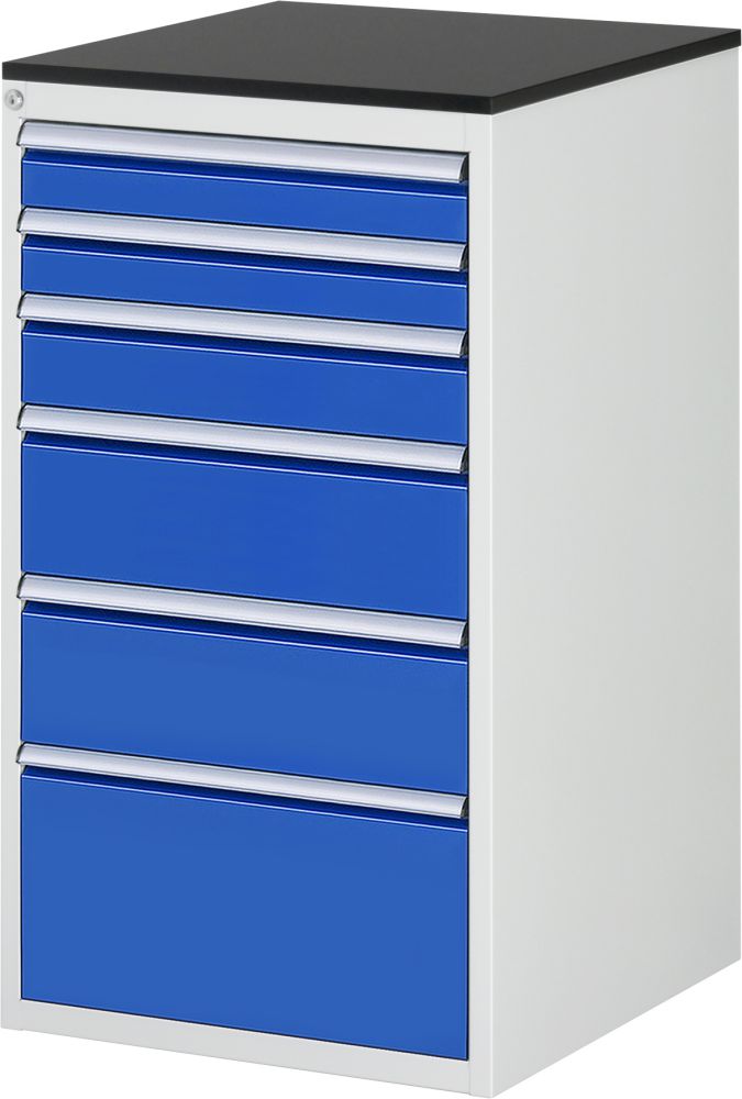 Produktbild Rau Schubladenschrank Serie 7000 inclusive Platte Stärke 19 mm Melaminharz RAU Schubladenschrank Ser