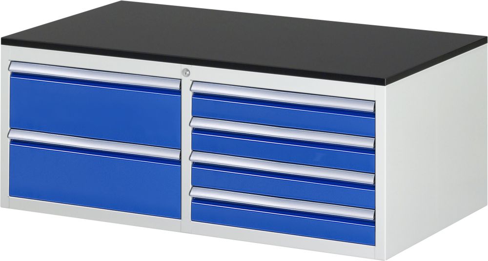 Produktbild Rau Schubladenschrank Serie 7000 1145 x 460 x 650 mm Platte Melaminharz