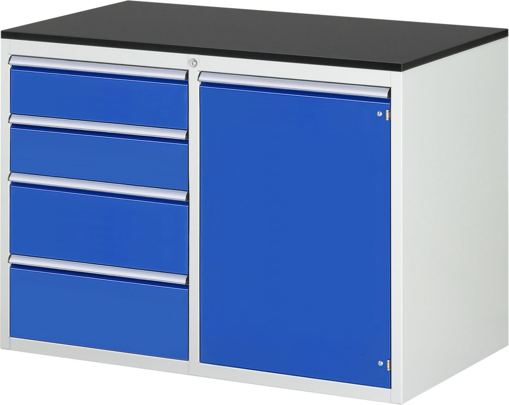 Produktbild RAU Schubladenschrank Serie 7000 inclusive Arbeitsplatte Melaminharz bild 1