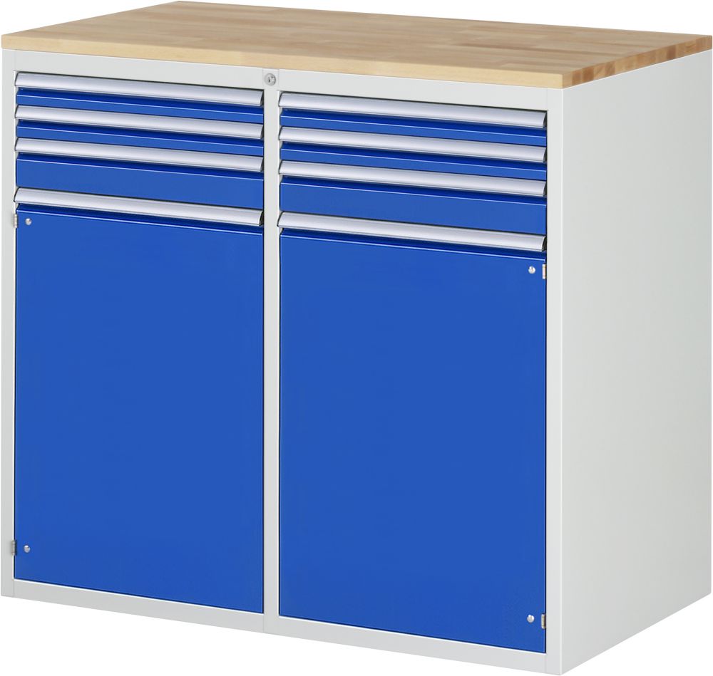 Produktbild RAU Schubladenschrank Serie 7000 6 Schubladen Größe L Breite 1145 mm bild 1