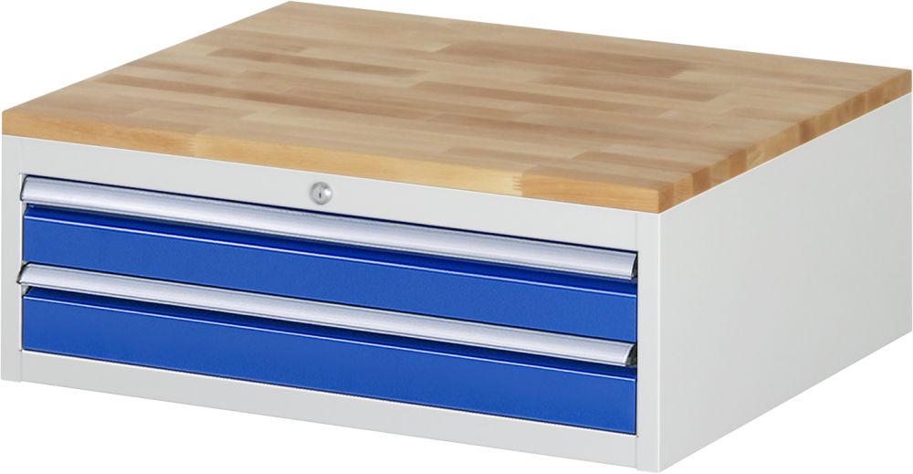 Produktbild RAU Schubladenschrank Serie 7000 2 Schubladen Größe XL Breite 770 mm bild 1