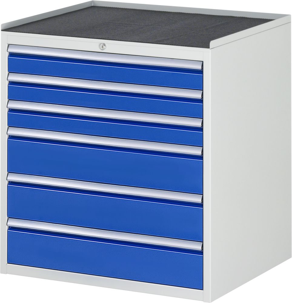Produktbild RAU Schubladenschrank Serie 7000 6 Schubladen Größe XL Breite 770 mm bild 1