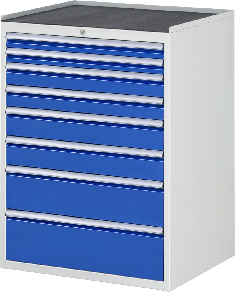 Produktbild RAU Schubladenschrank Serie 7000 8 Schubladen Größe XL Breite 770 mm bild 1