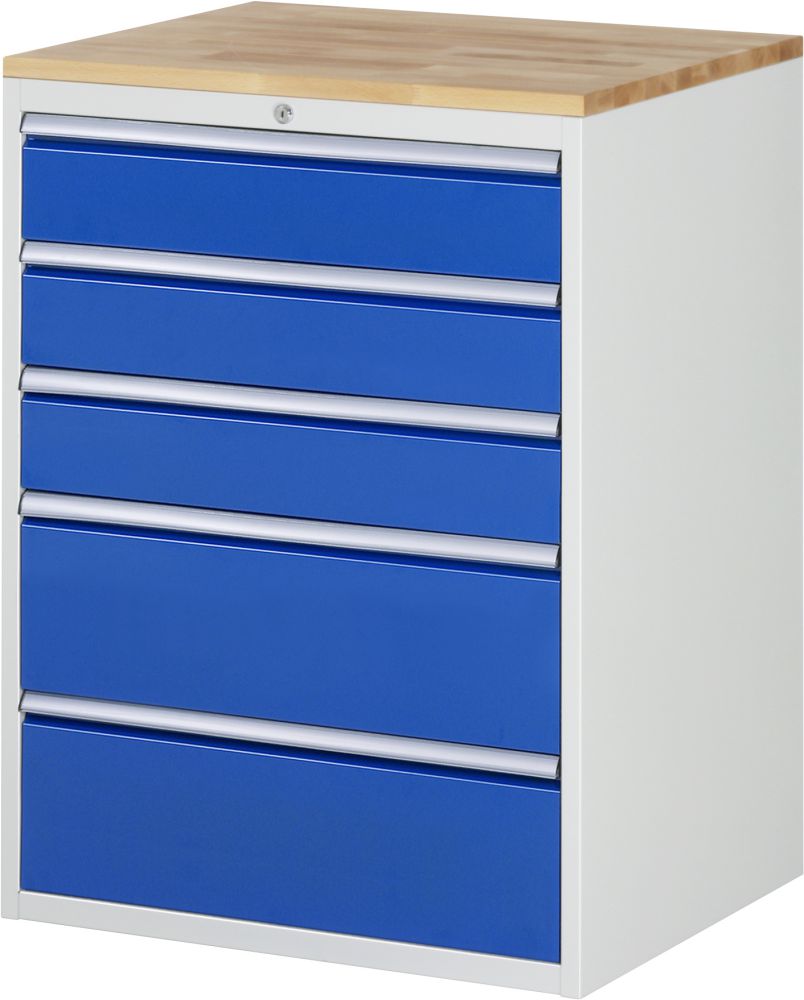 Produktbild Rau Schubladenschrank Serie 7000 H 1035 mm 5 Schubladen B770 mm
