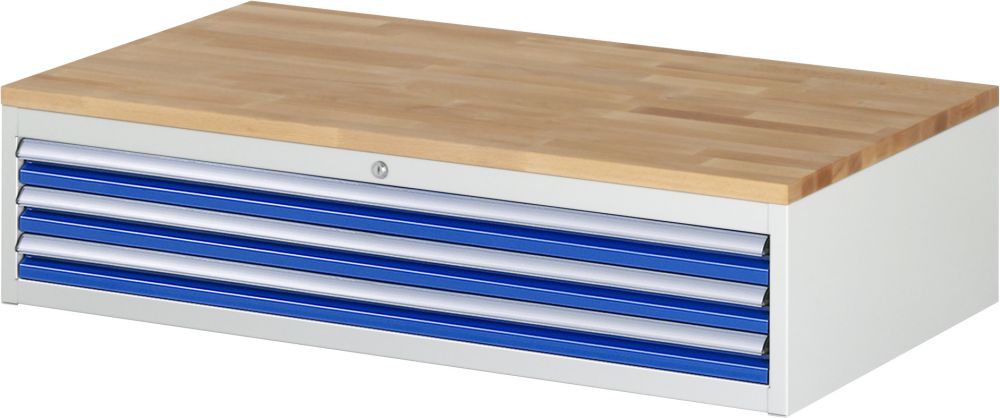 Produktbild Rau Schubladenschrank Buche Platte 25 mm Serie 7000 3 Schubladen B 1145 mm