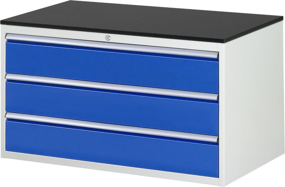 Produktbild RAU Schubladenschrank Serie 7000 inclusive Arbeitsplatte Melaminharz bild 1