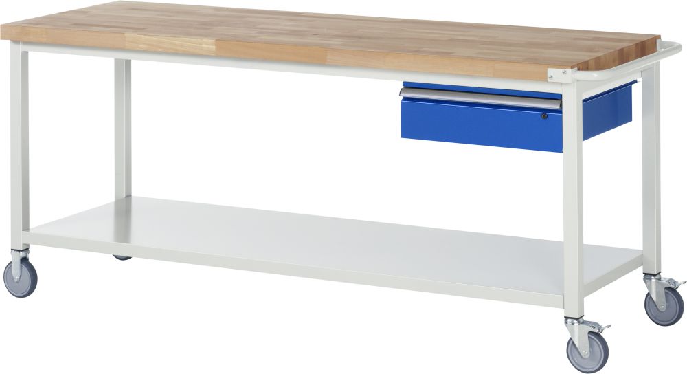 Produktbild Rau Fahrbare Werkbank 8000 Modell 8001 Breite 2000 mm Buche-Massiv