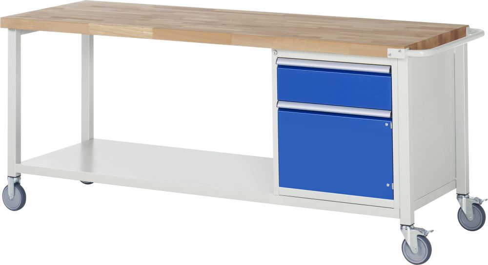 Produktbild RAU Fahrbare Werkbank Modell 8152 Breite 2000 mm x Tiefe 700 mm x Höhe 880 mm bild 1