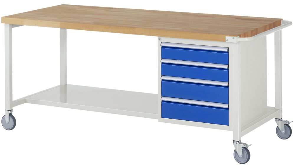 Produktbild RAU Fahrbare Werkbank 8000 Modell 8162 Breite 2000 mm bild 1