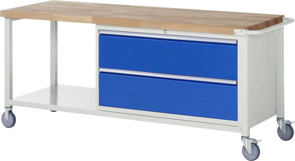 Produktbild Rau Fahrbare Werkbank 8000 Modell 8355 Breite 2000 mm Buche-Massiv