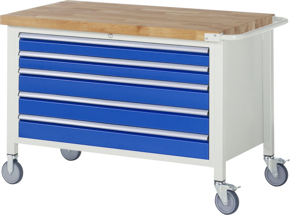 Produktbild Rau Fahrbare Werkbank 8000 Modell 8371 Breite 1250 mm Stärke 40 mm