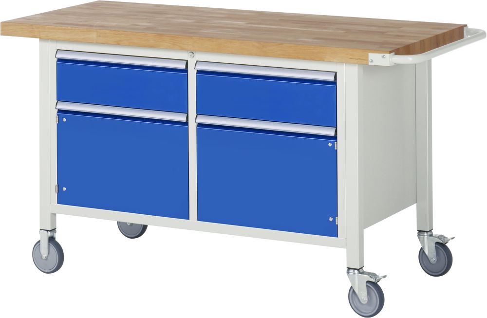 Produktbild RAU Fahrbare Werkbank Modell 8466 Breite 1500 mm x Tiefe 700 mm x Höhe 880 mm bild 1