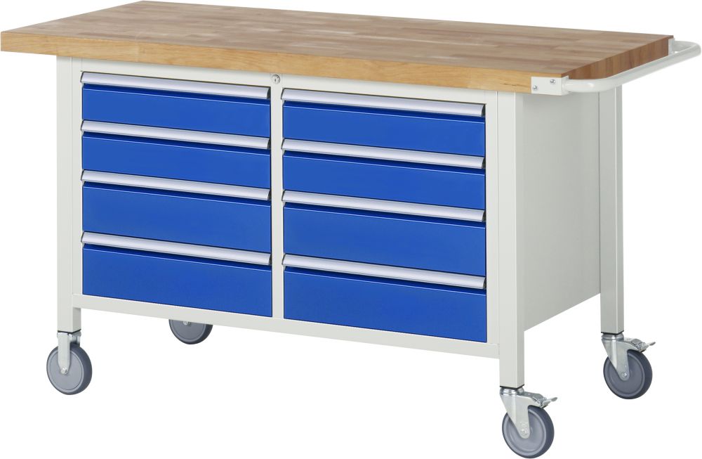 Produktbild Rau Fahrbare Werkbank 8000 Modell 8477 1500 x 700 x 880-1080 mm