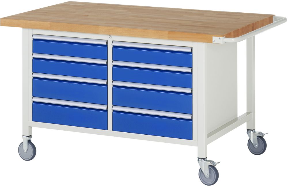 Produktbild Rau Fahrbare Werkbank 8000 Modell 8477 Stärke 40 mm Breite 1500 mm