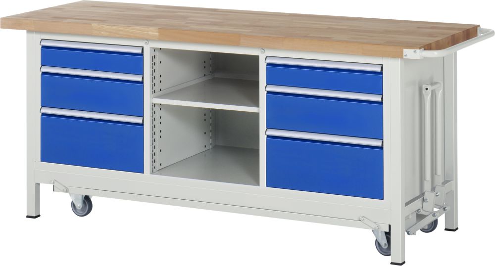 Produktbild RAU Absenkbare Werkbank 8000 Modell 8566 Breite 2000 mm