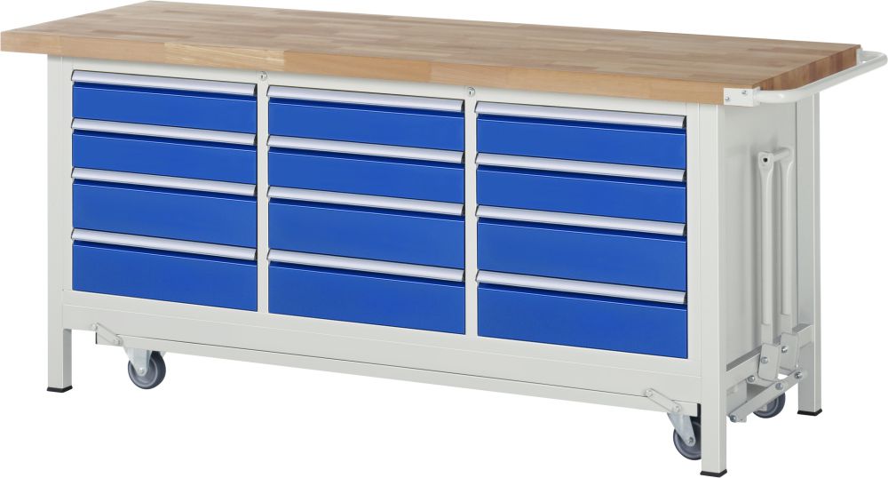 Produktbild RAU Absenkbare Werkbank 8000 Modell 8579 Breite 2000 mm bild 1