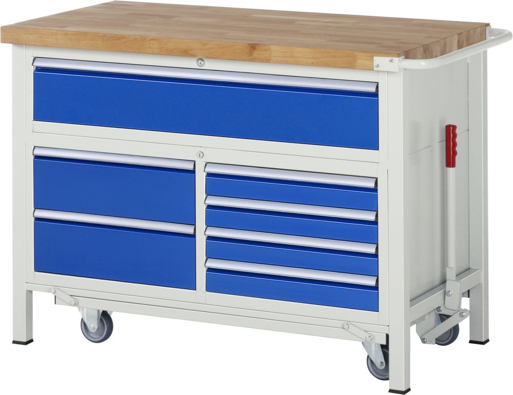 Produktbild RAU Absenkbare Werkbank 8000 Modell 8921 Breite 1250 mm