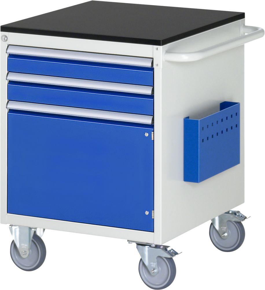 Produktbild RAU Montagewagen Serie 7000 2 Schubladen Größe L 1 Flügeltür Größe L Breite 580 mm bild 1