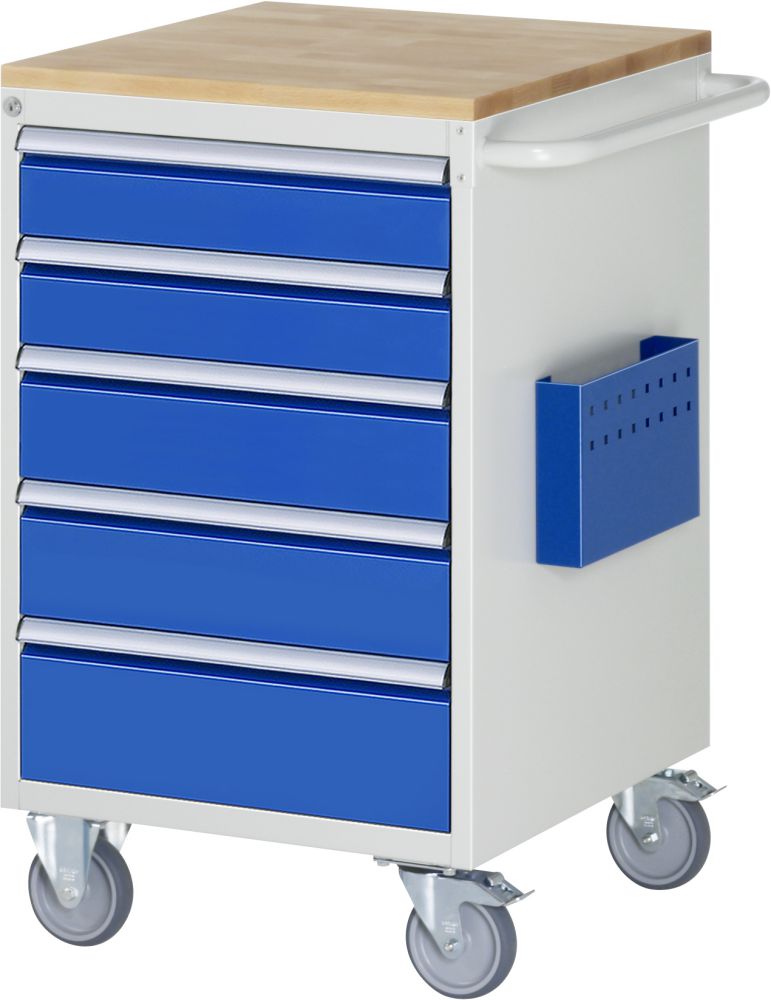 Produktbild RAU Montagewagen 7000 mit 5 Schubladen und Arbeitsplatte