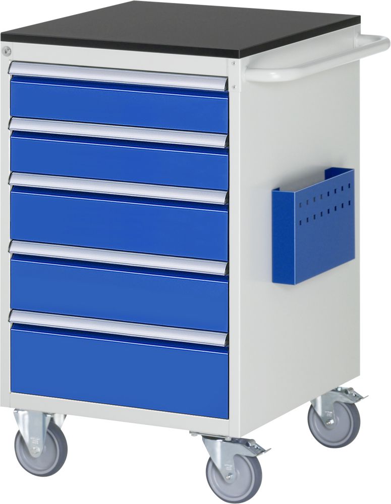 Produktbild RAU Montagewagen Serie 7000 5 Schubladen Größe L Höhe 970 mm