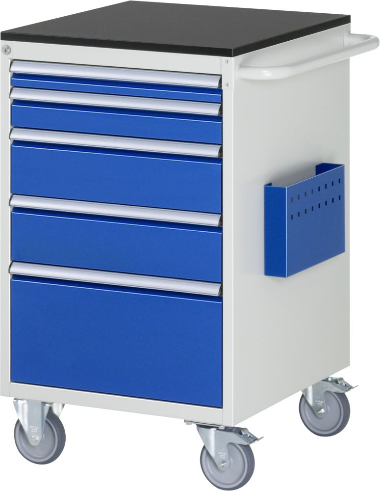 Produktbild RAU Montagewagen Serie 7000 5 Schubladen Größe L 650 mm