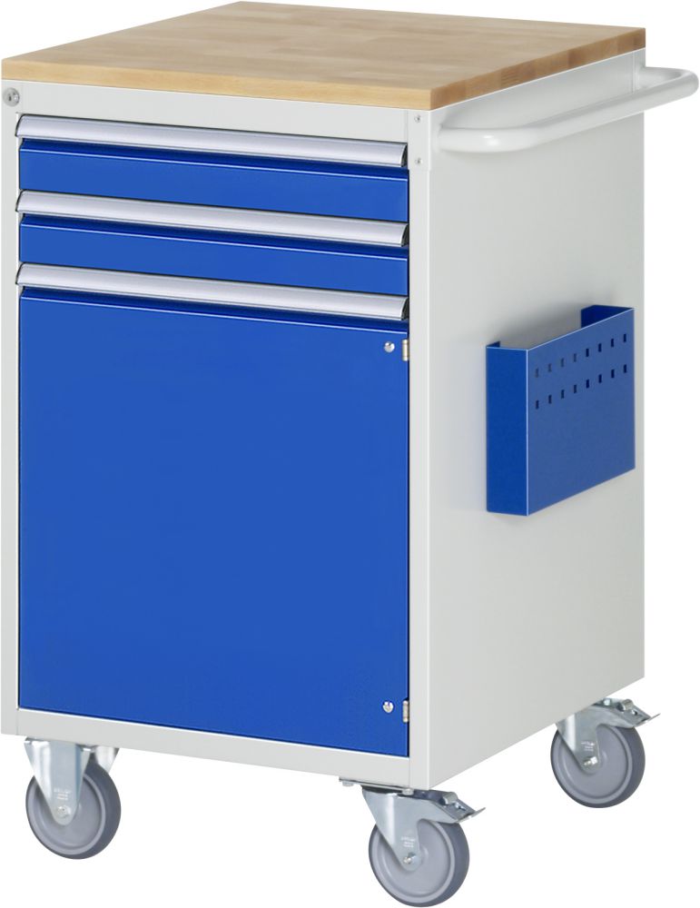 Produktbild RAU Montagewagen 7000 Breite 580 mm 2 Schubladen 90 mm 1 Tür