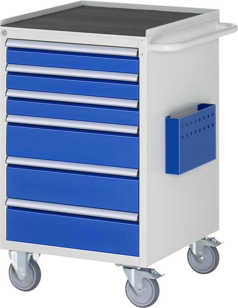 Produktbild RAU Montagewagen L5.9 B580 x T650 x H975 mm, Gestell RAL7035, Ausstatung RAL5010 bild 1