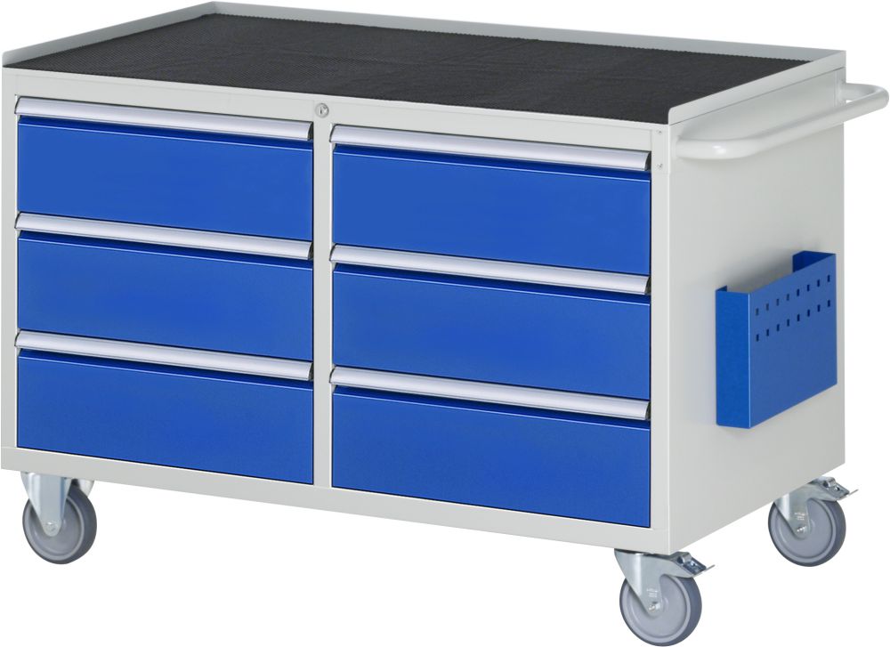 Produktbild RAU Montagewagen LL3.0.0 B1145 x T650 x H795 mm, Gestell RAL7035, Ausstatung RAL5010 bild 1