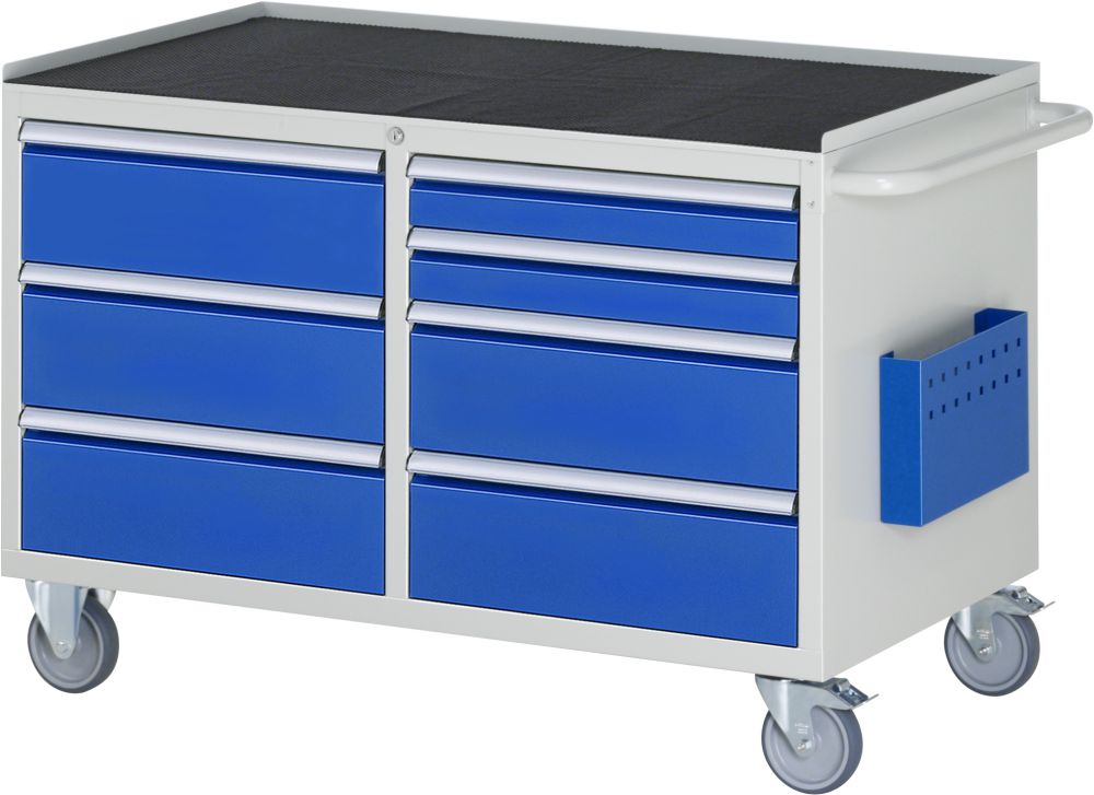 Produktbild RAU Montagewagen Serie 7000 7 Schubladen Größe L Arbeitsplatte 25 mm