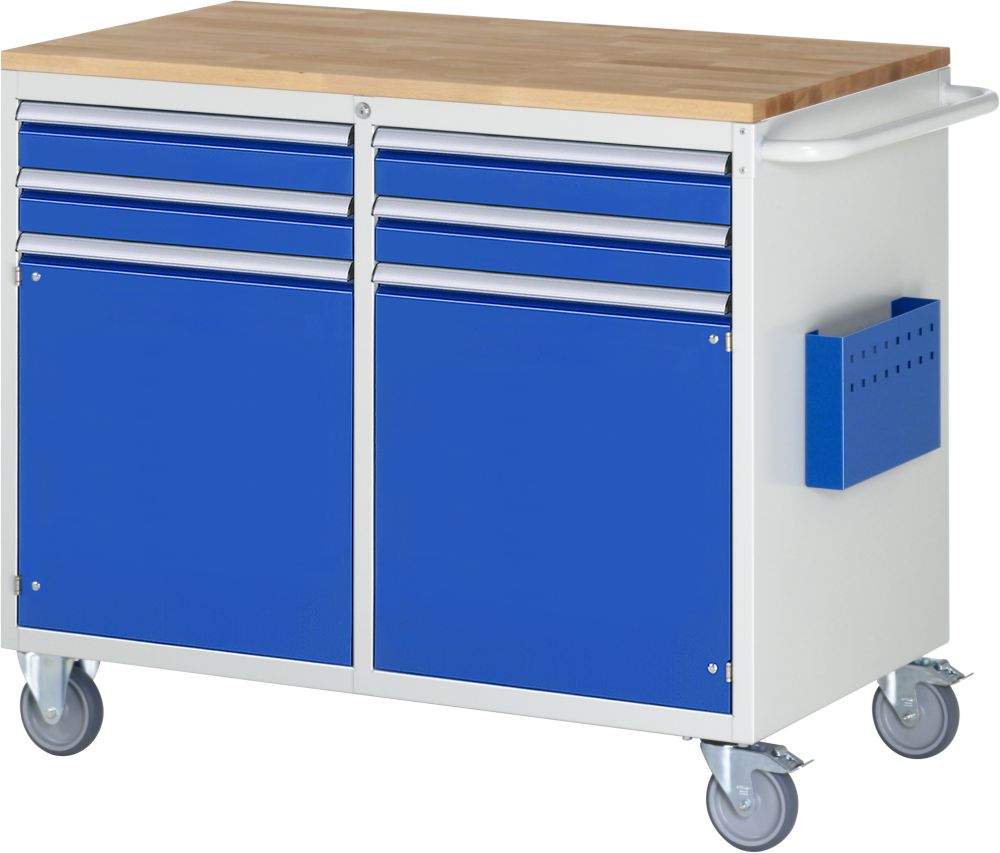 Produktbild RAU Montagewagen 7000 Breite 1145 mm mit Rollen und Arbeitsplatte