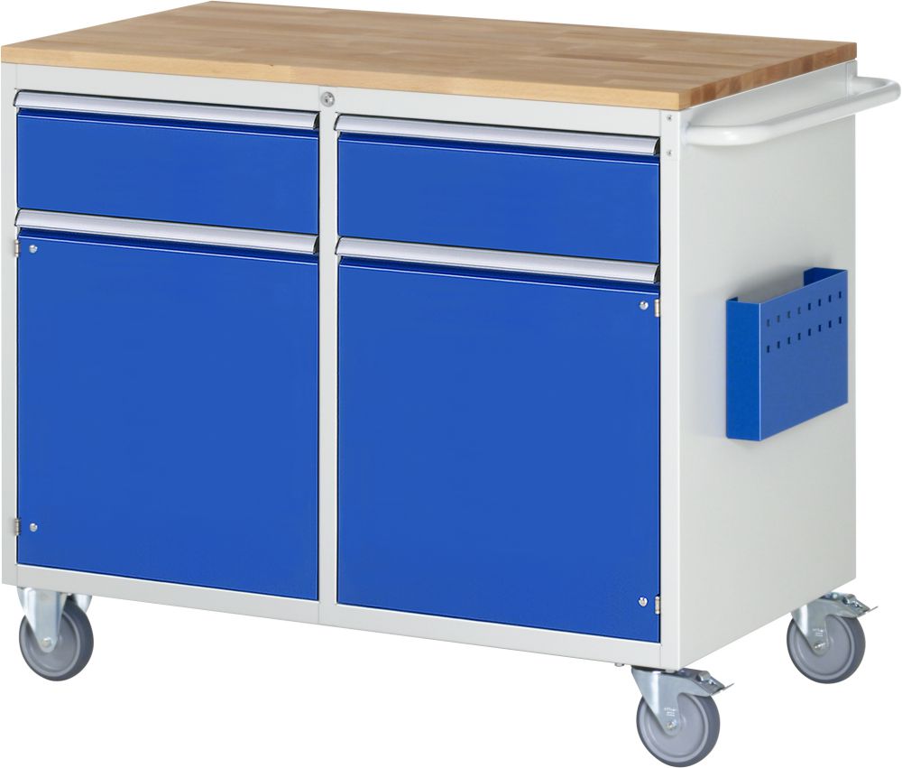 Produktbild RAU Montagewagen Serie 7000 2 Schubladen Größe L 2 Flügeltüren Größe L bild 1