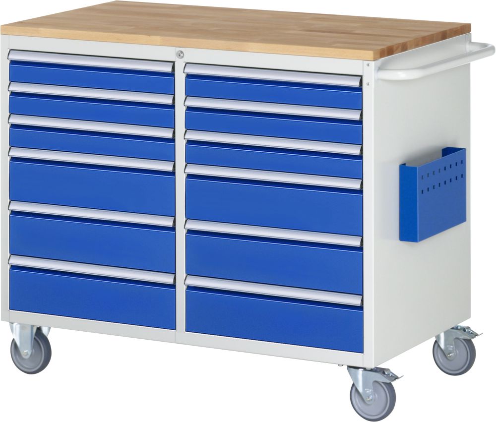 Produktbild RAU Montagewagen 7000 rollbar Breite 1145 mm 12 Schubladen