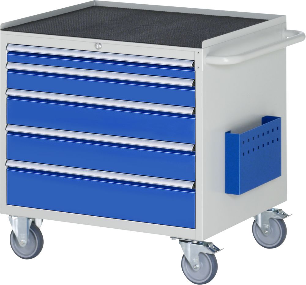 Produktbild RAU Montagewagen Serie 7000 5 Schubladen Größe XL Tiefe 650 mm