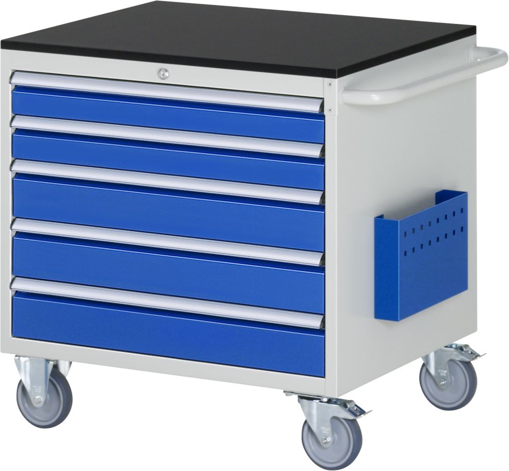 Produktbild RAU Montagewagen Serie 7000 5 Schubladen Größe XL Tragfähigkeit 450 kg
