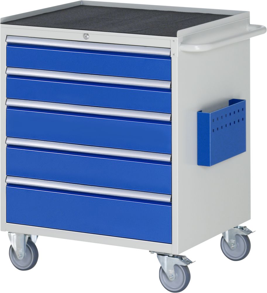 Produktbild RAU Montagewagen Serie 7000 5 Schubladen Größe XL Arbeitsplatte 25 mm