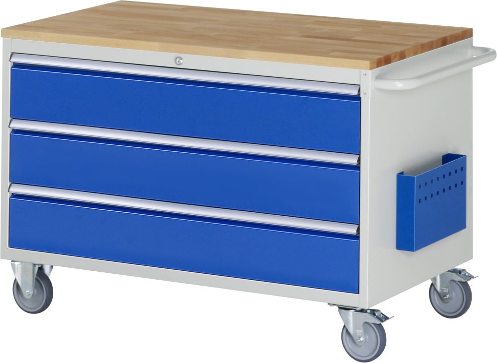 Produktbild RAU Montagewagen XXL3.0 B1145 x T650 x H795 mm, Gestell RAL7035, Ausstatung RAL5010 bild 1