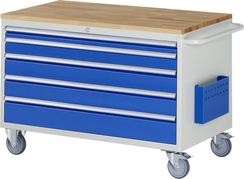 Produktbild RAU Montagewagen 7000 Breite 1145 mm 5 breite Schubladen