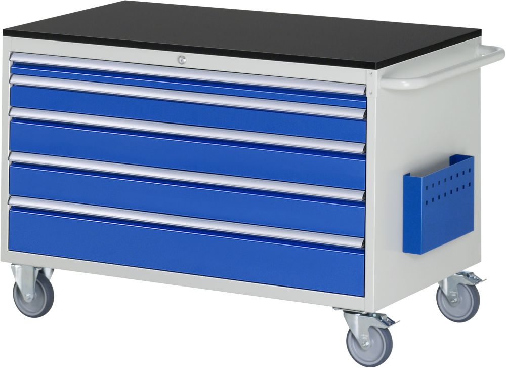 Produktbild RAU Montagewagen Serie 7000 5 Schubladen Größe XXL Tiefe 650 mm