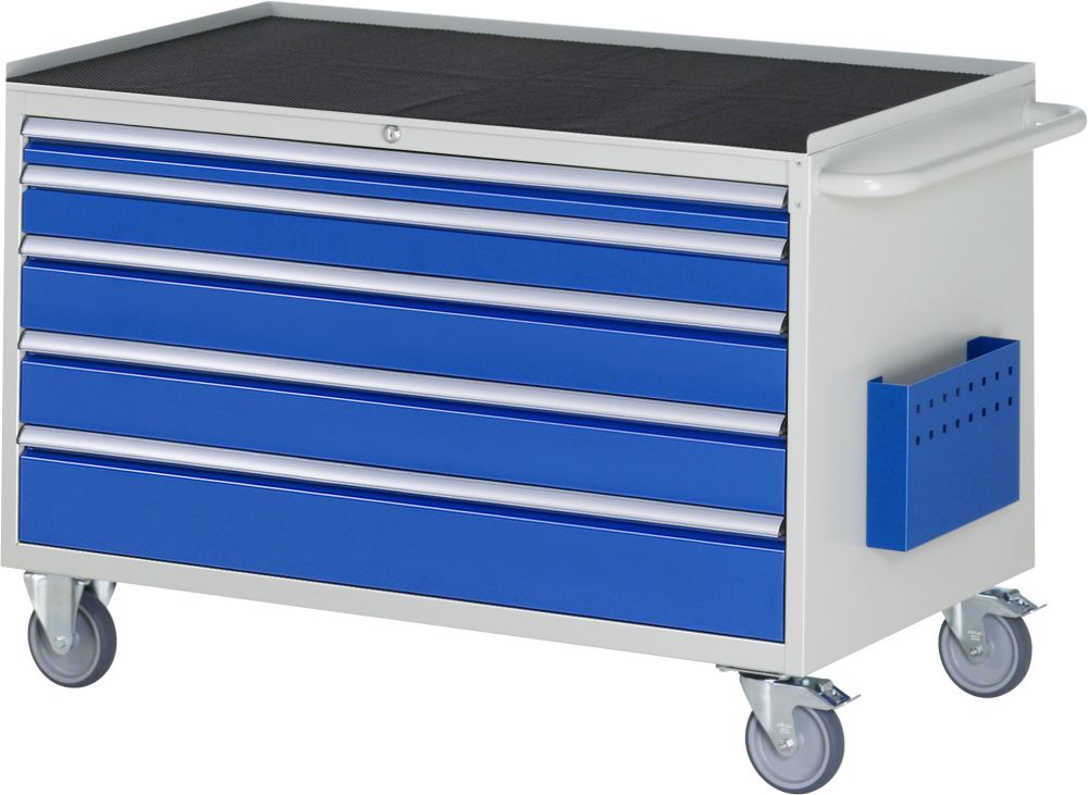 Produktbild RAU Montagewagen Serie 7000 5 Schubladen Größe XXL Arbeitsplatte 25 mm