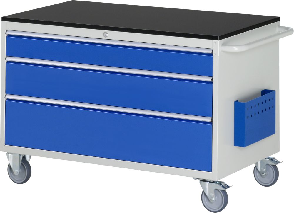 Produktbild RAU Montagewagen Serie 7000 5 Schubladen Größe XXL Arbeitsplatte 19 mm