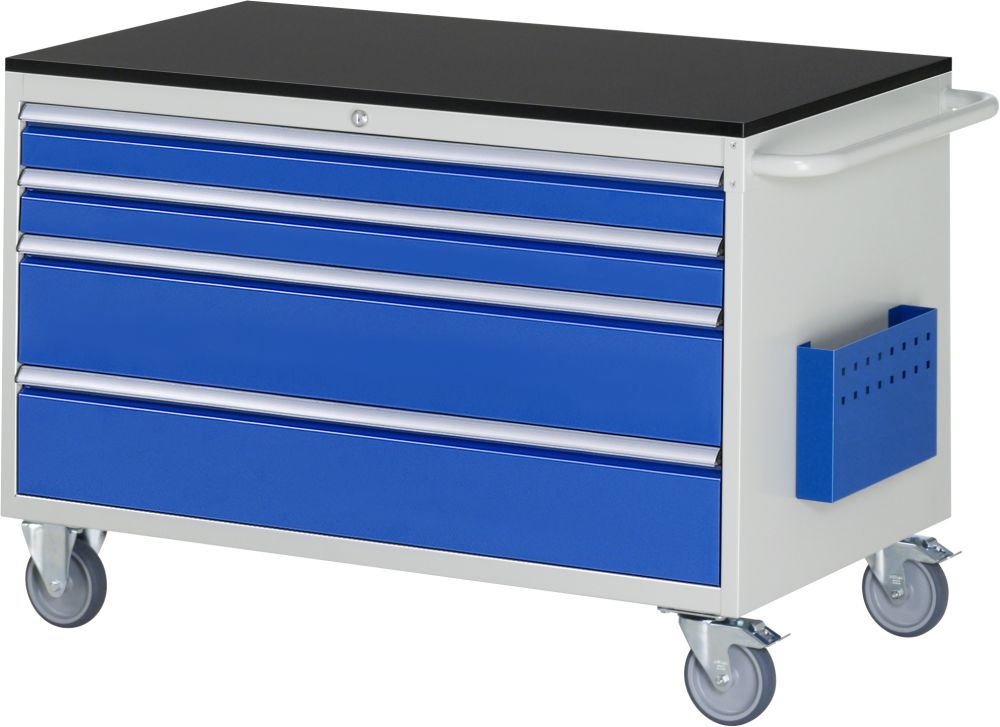 Produktbild RAU Montagewagen Serie 7000 4 XXL Schubladen Arbeitsplatte 19 mm