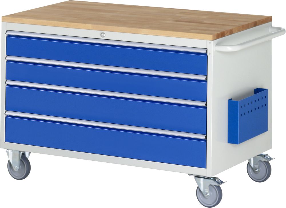 Produktbild RAU Montagewagen XXL3.6 B1145 x T650 x H795 mm, Gestell RAL7035, Ausstatung RAL5010 bild 1