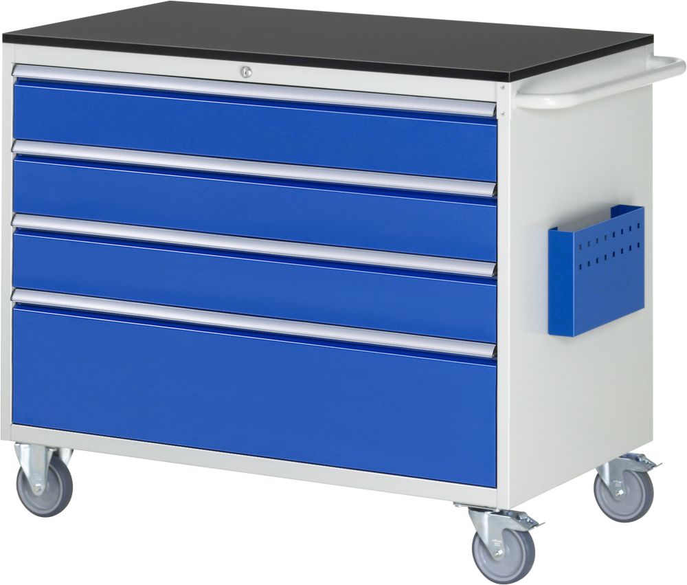 Produktbild RAU Montagewagen Serie 7000 4 Schubladen Größe XXL Tragfähigkeit 450 kg