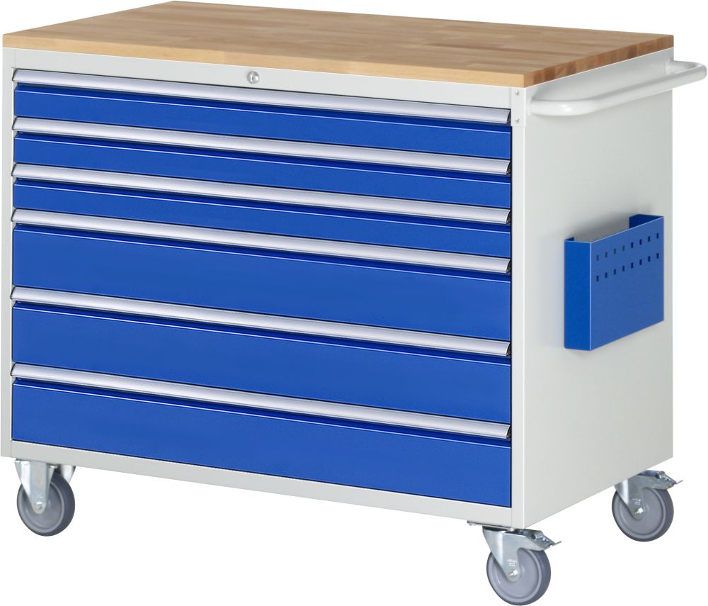 Produktbild RAU Montagewagen Tiefe 650 mm Serie 7000 6 Schubladen Größe XXL