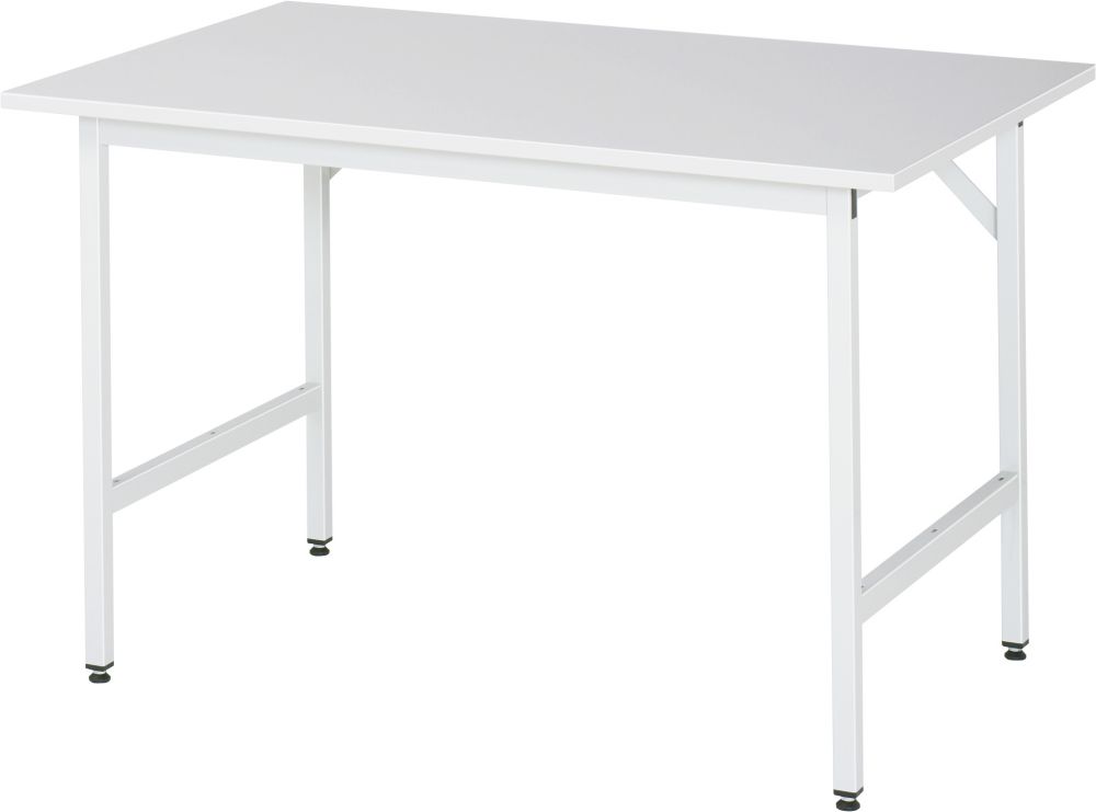 Produktbild Rau Arbeitstisch Serie Jerry Breite 1250 mm x Tiefe 800 x Höhe 800-850 mm