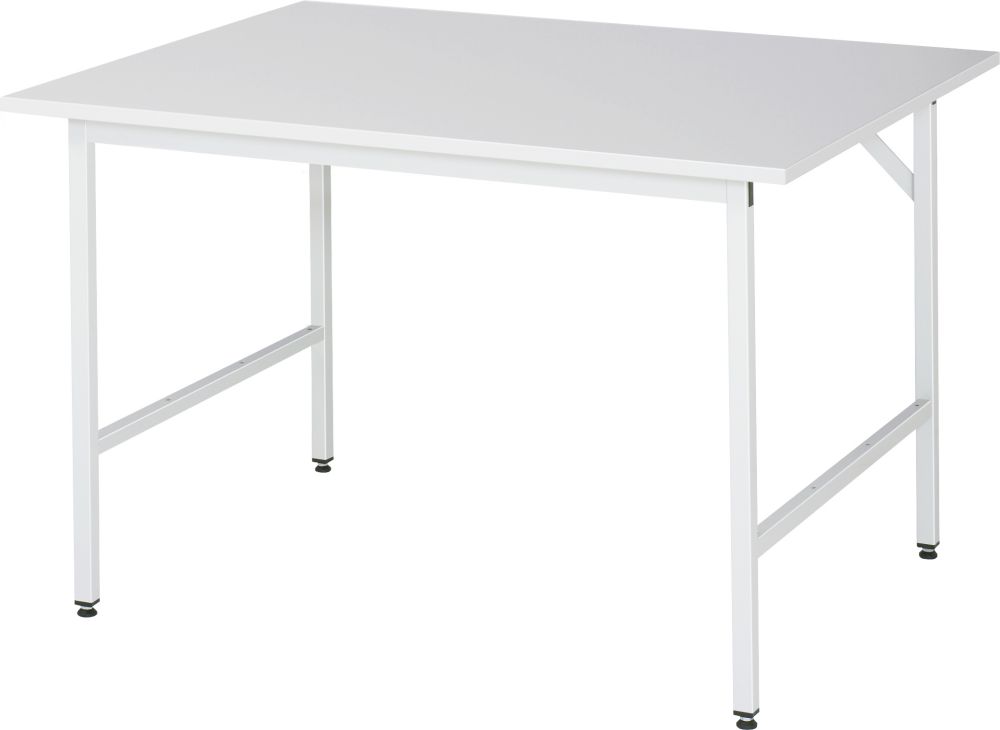 Produktbild Rau Arbeitstisch Serie Jerry Breite 1250 mm Farbe RAL7035