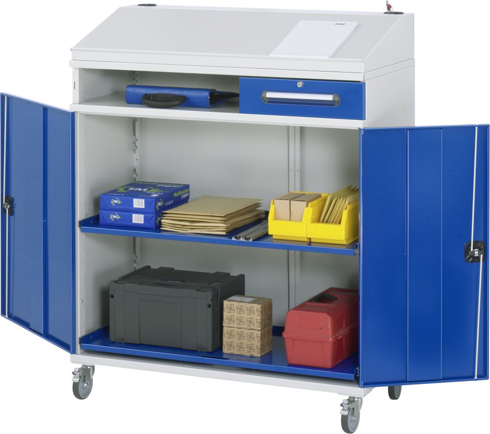 Produktbild Rau Beistellschrank Stehpult Modell 05 Breite 1100 mm Höhe 1345 mm