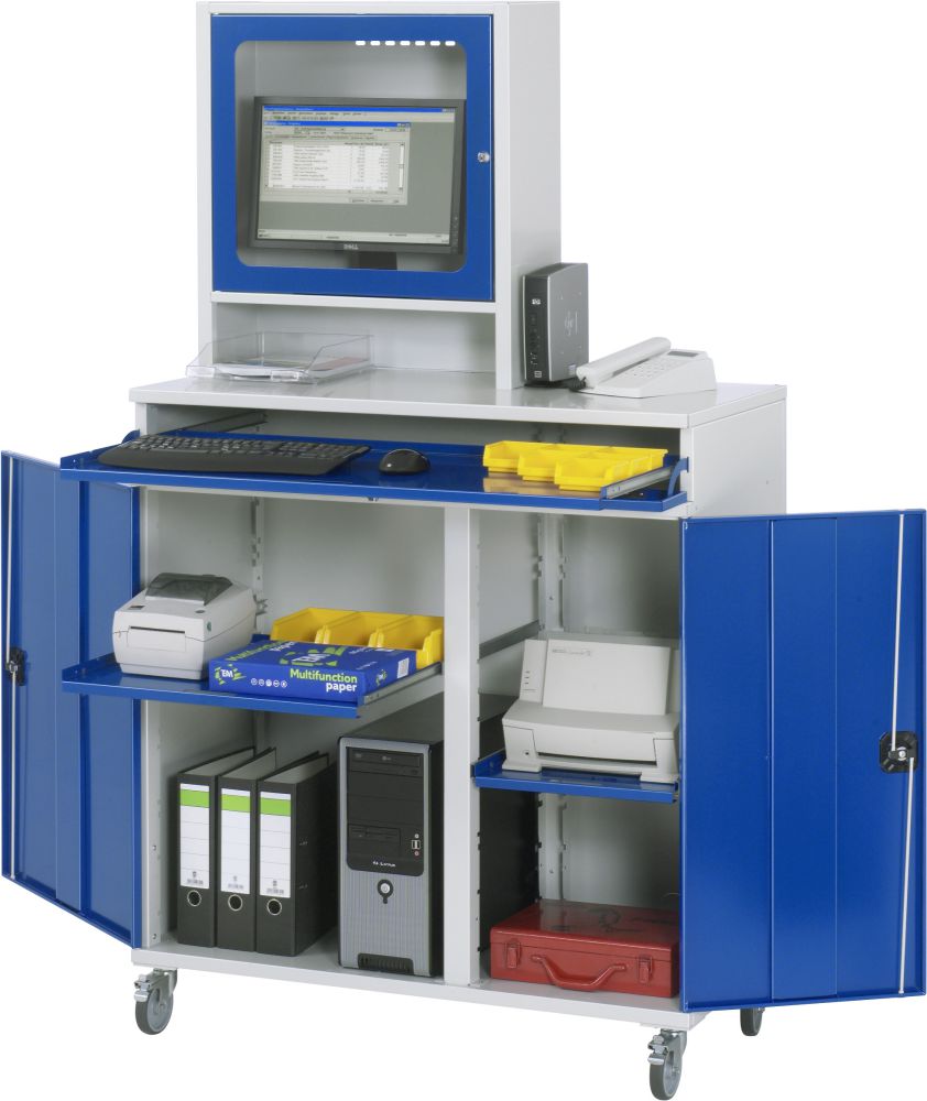 Produktbild Rau Computer Schrank Modell 65 Breite 1100 mm Höhe 1895 mm